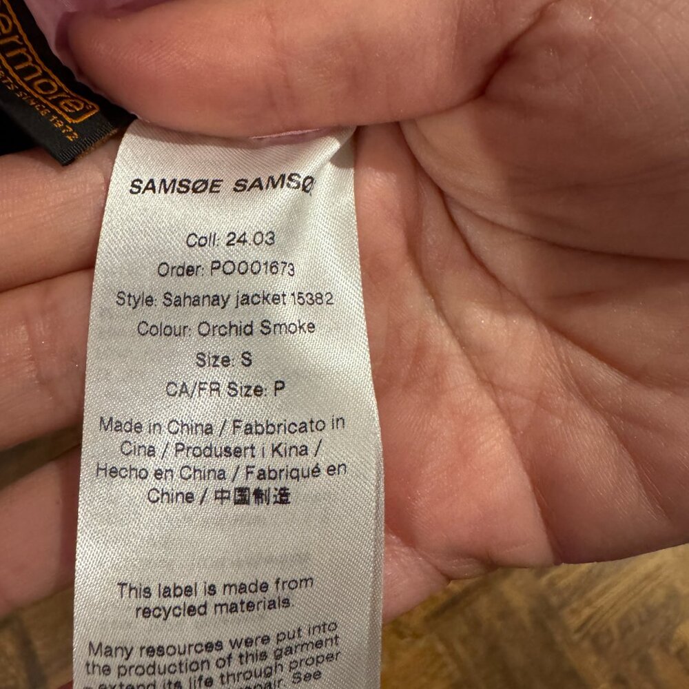 SAMSOE SAMSOE - Sahanay Jacket - Orchid Smoke - S - Picture 4 of 4
